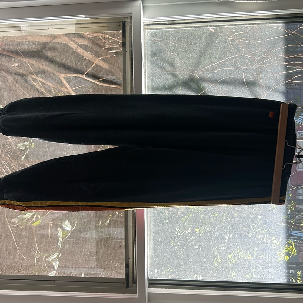 Aviator Nation- 5 stripes sweatpants in charcoal